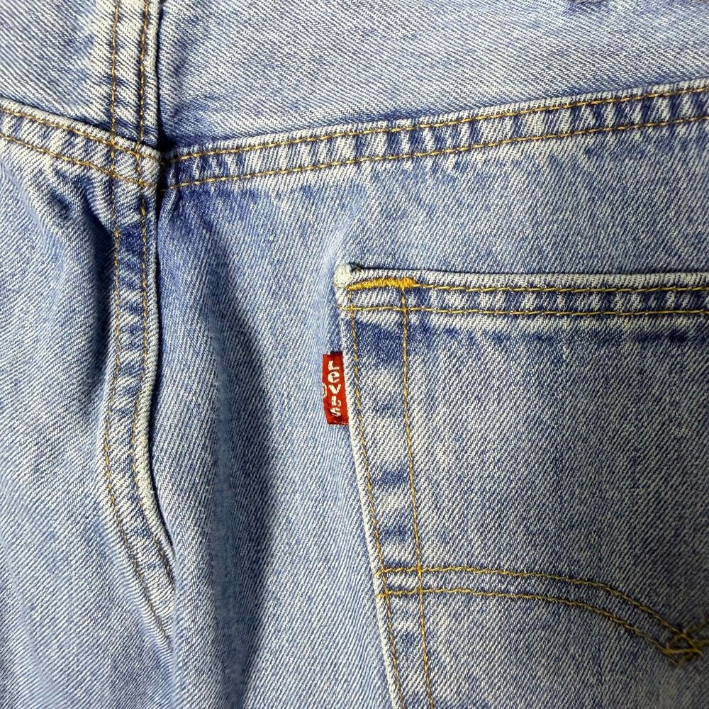 Levi's 550 Men's Jeans 38x34(36x32) Relaxed Fit Straight Leg 100% Cotton - Picture 15 of 16